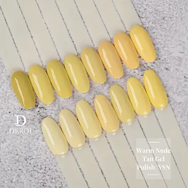 Yellow Nude Gel Polish